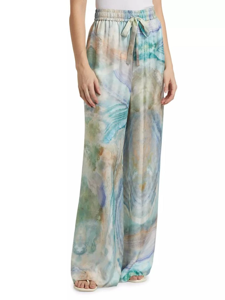 Zimmermann Illuminate Marble Print Track Pants 4