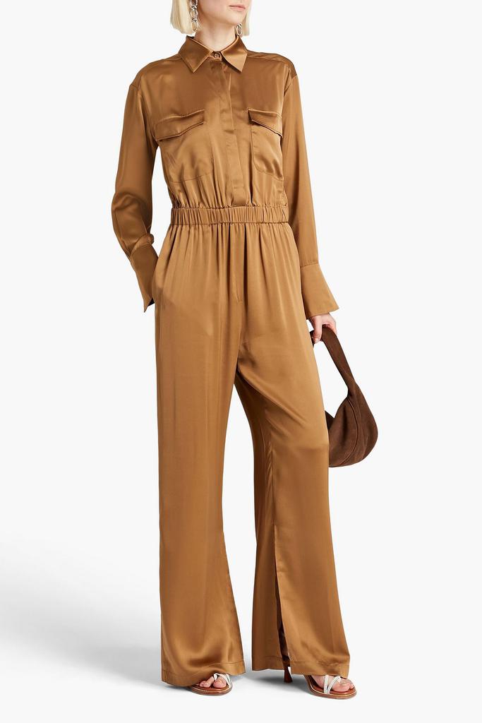 NICHOLAS Emma silk-satin wide-leg jumpsuit