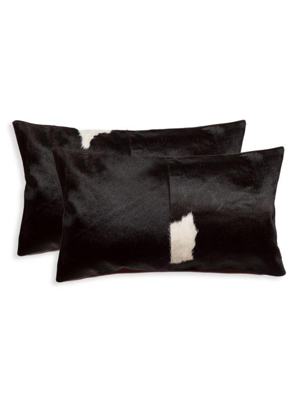 Natural 2-Pack Kobe Rectangular Cowhide Pillow Set