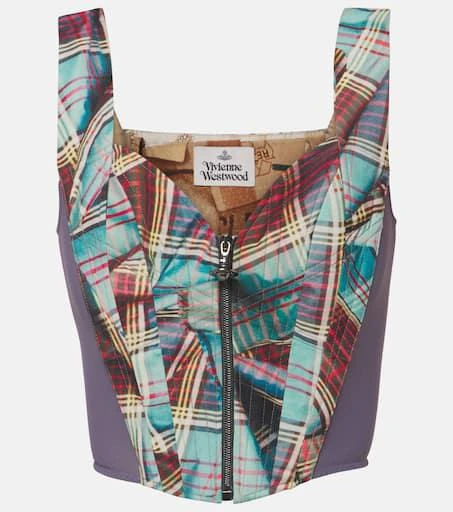 Vivienne Westwood Tartan virgin wool corset 1