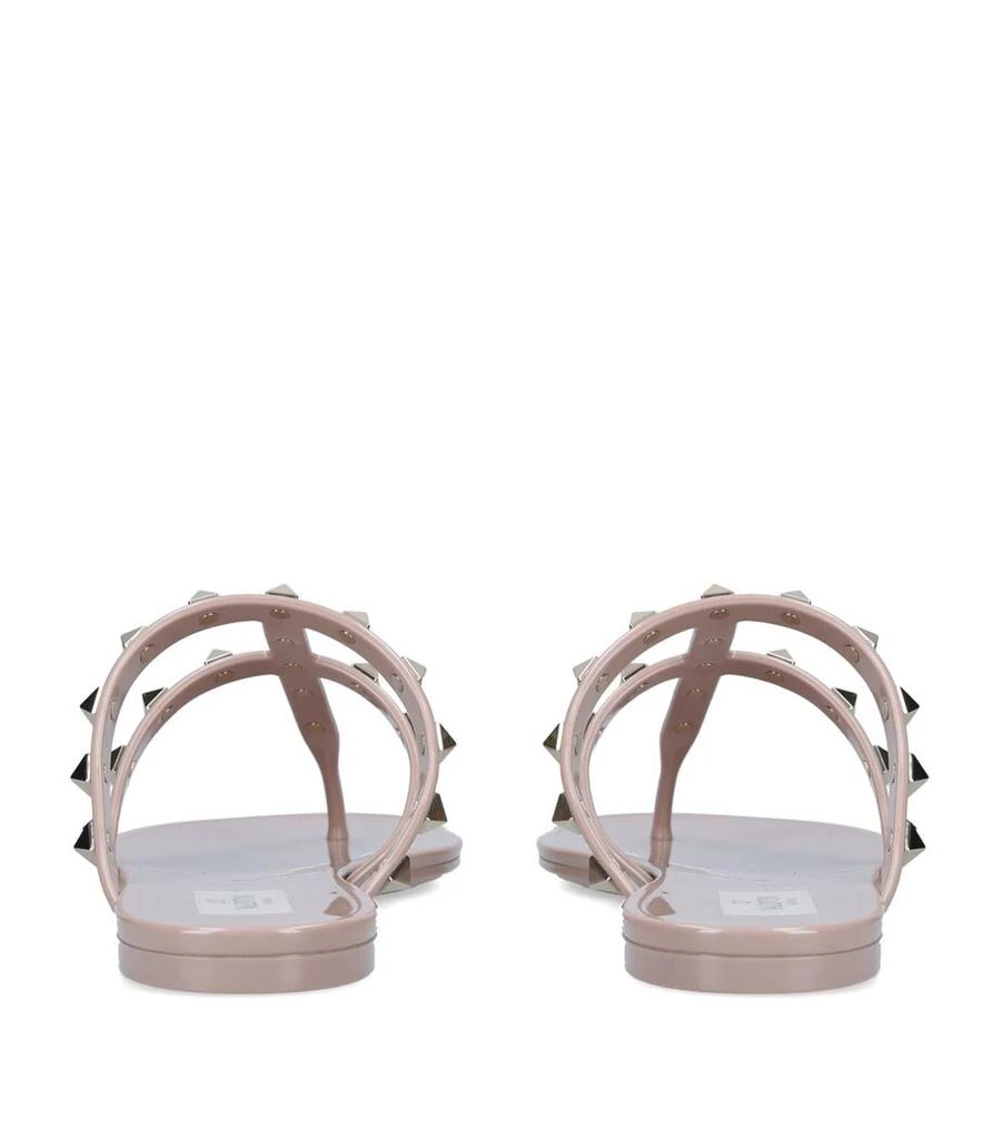 Valentino Rubber Rockstud Sandals 5