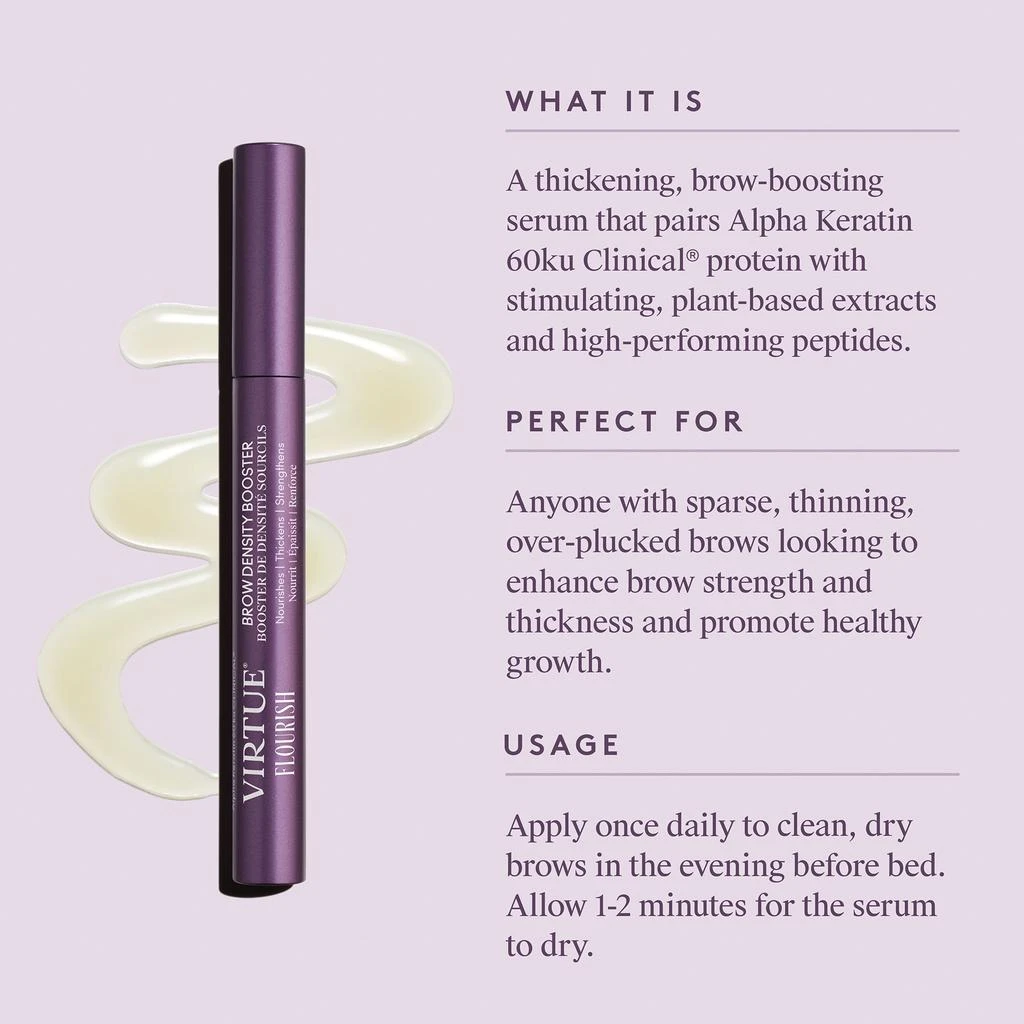 VIRTUE VIRTUE Flourish Brow Density Booster 0.14 fl. oz 12
