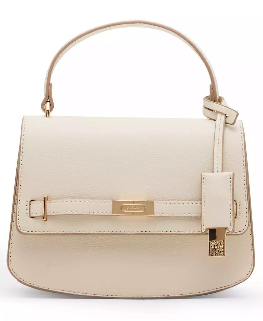 Anne Klein Belted Flap Saddle with Convertible Strap