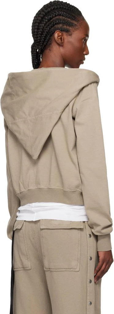 Rick Owens Taupe Concordians Mountain Hoodie 3