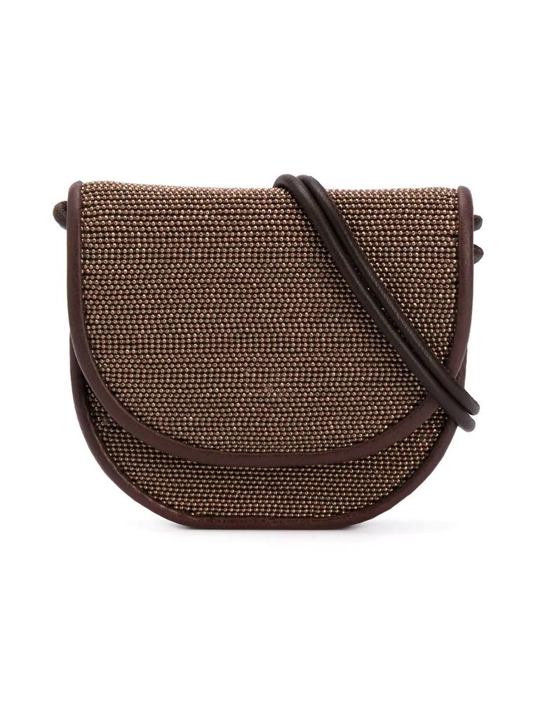 Brunello Cucinelli stud-embellished crossbody bag - kids