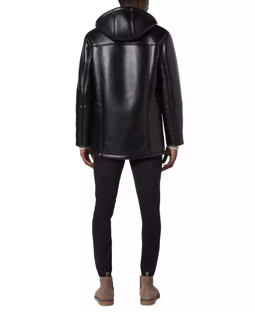 Marc New York by Andrew Marc Men's Donohue Faux Leather Fleece-Lined Parka Jacket 2