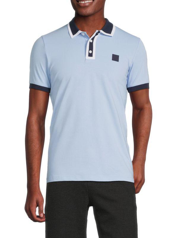 Bertigo Colorblock Tipped Polo