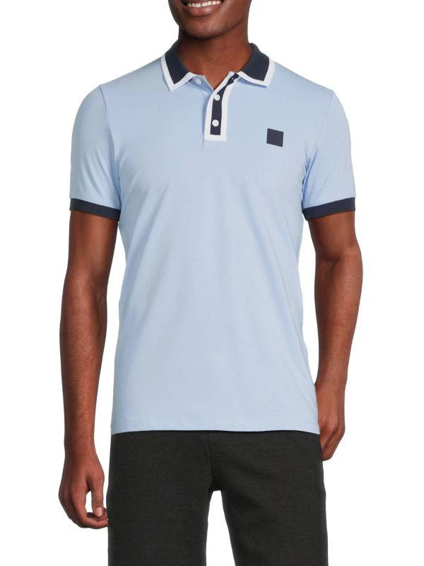 Bertigo Colorblock Tipped Polo 1