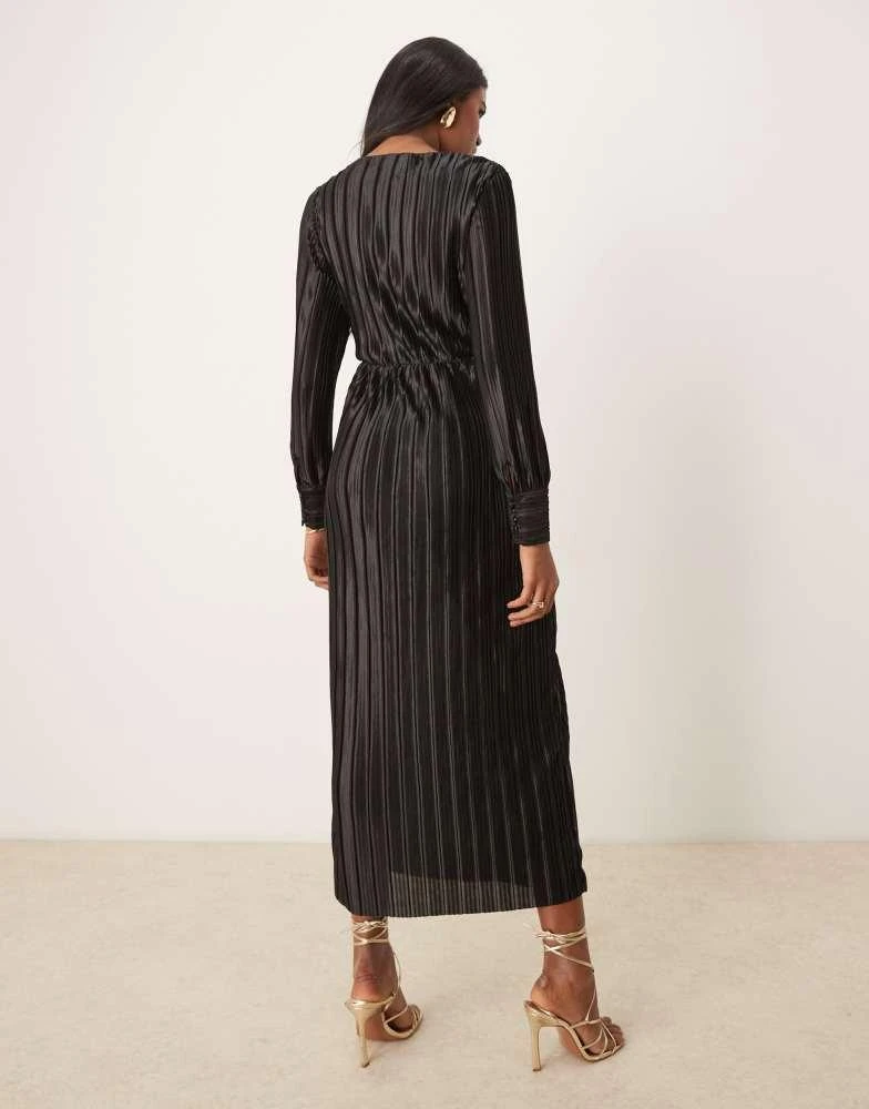 YAS long sleeve plisse dress in black  On Sale Now with Up to 64% Off |  Discover Exclusive Deals & Savings at BeyondStyle  Authentic YAS  Home|women with Limited-Time Discounts, Free