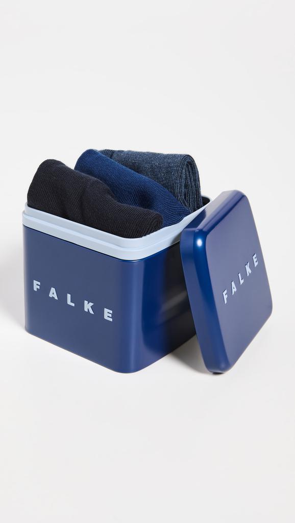 FALKE Happy Crew Socks 3 Pack