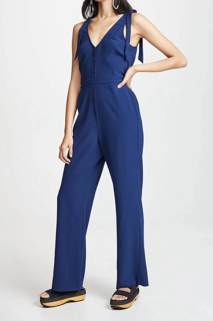 cupcakes and cashmere Topeka Jumpsuit In Lapis 1