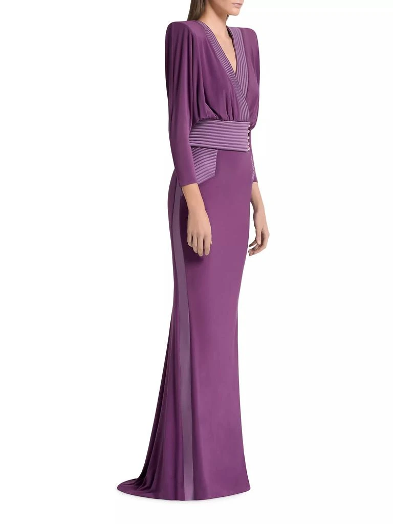 Zhivago I'm Her Man Long-Sleeve Gown 3