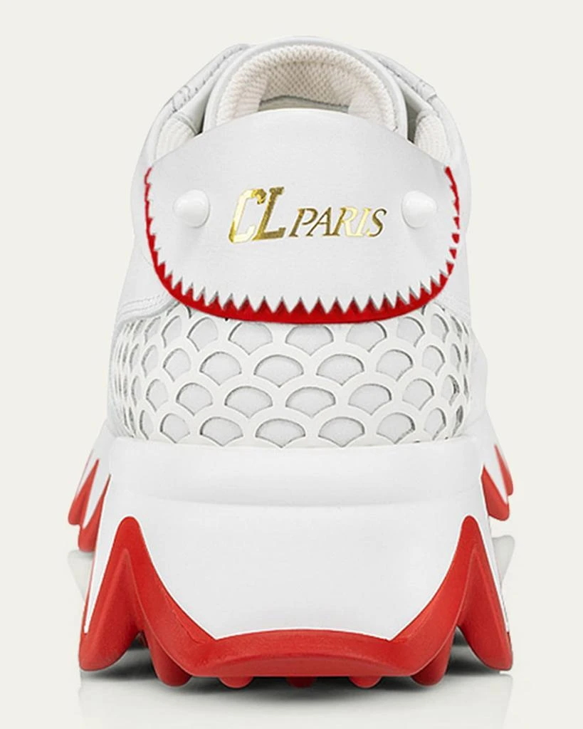 Christian Louboutin Kid's Mini Shark Flat Red Sole Runner Sneakers, Toddlers/Kids 4
