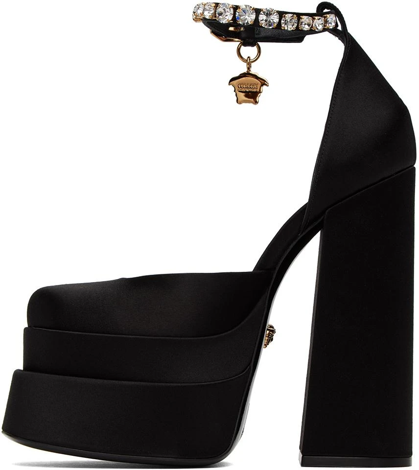 Versace Black Medusa Aevitas Heels 3