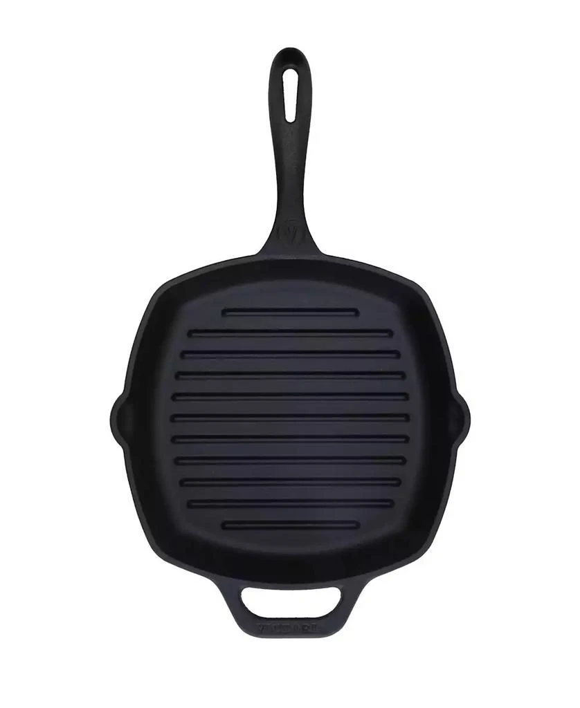 Victoria 10" Cast Iron Deep Grill Pan 3