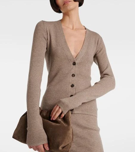 Brunello Cucinelli Ribbed-knit cardigan 4