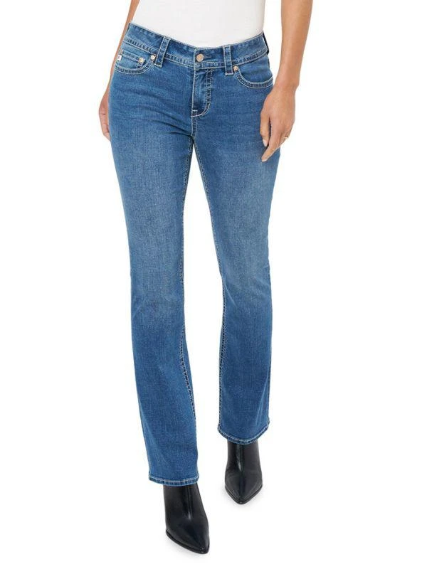 Seven7 ​Starlette Embroidered Pocket Bootcut Jeans 1