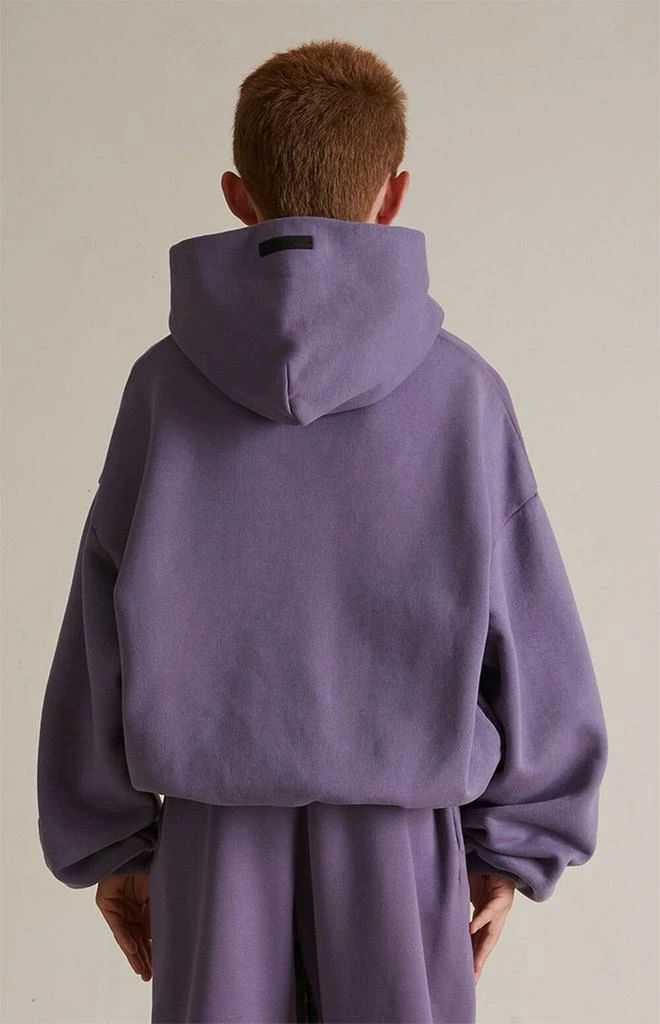 Essentials Kids Lavender Heavy Fleece Hoodie 4