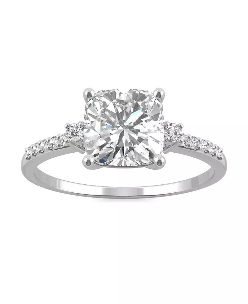 Charles & Colvard Moissanite Cushion Engagement Ring 1-3/4 ct. t.w. Diamond Equivalent in 14k White Gold