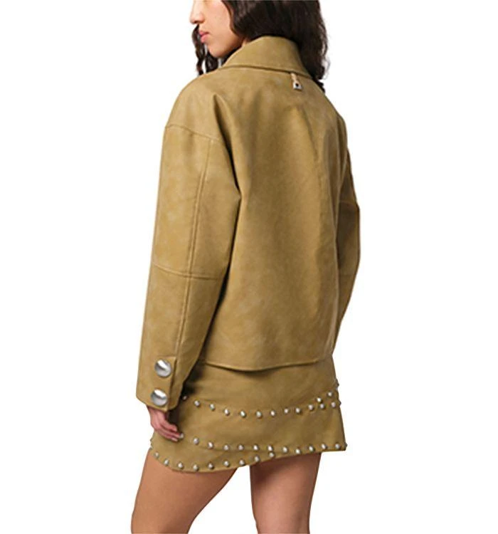 Apparis Indio Faux Leather Cropped Jacket 3