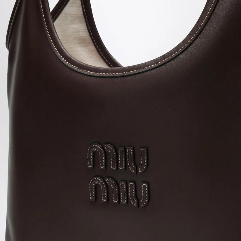 Miu Miu IVY brown leather handbag 6