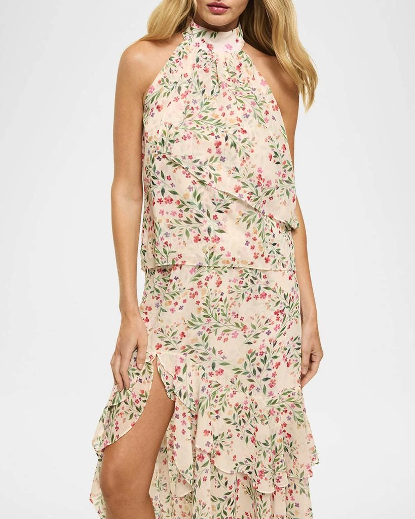 MISA Anka Chiffon Halter Top 4