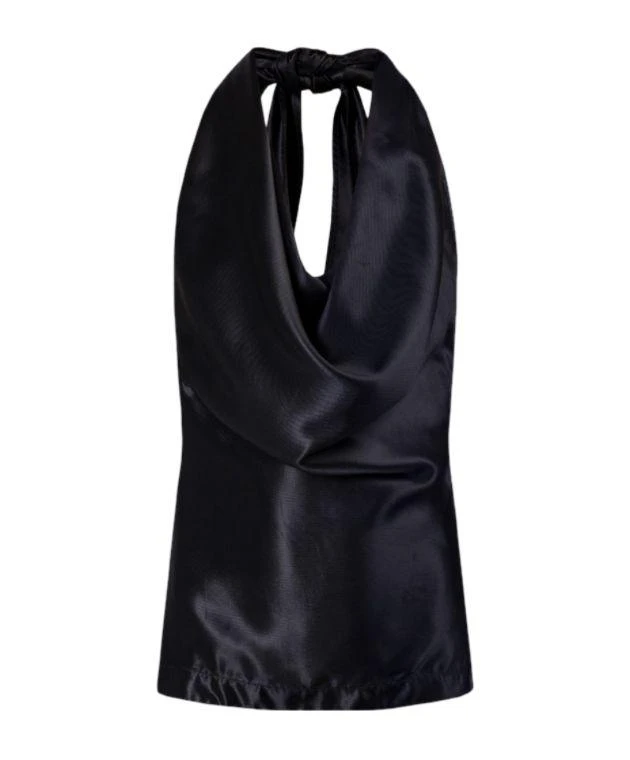 BOTTEGA VENETA DRAPED TOP IN FLUID VISCOSE 1