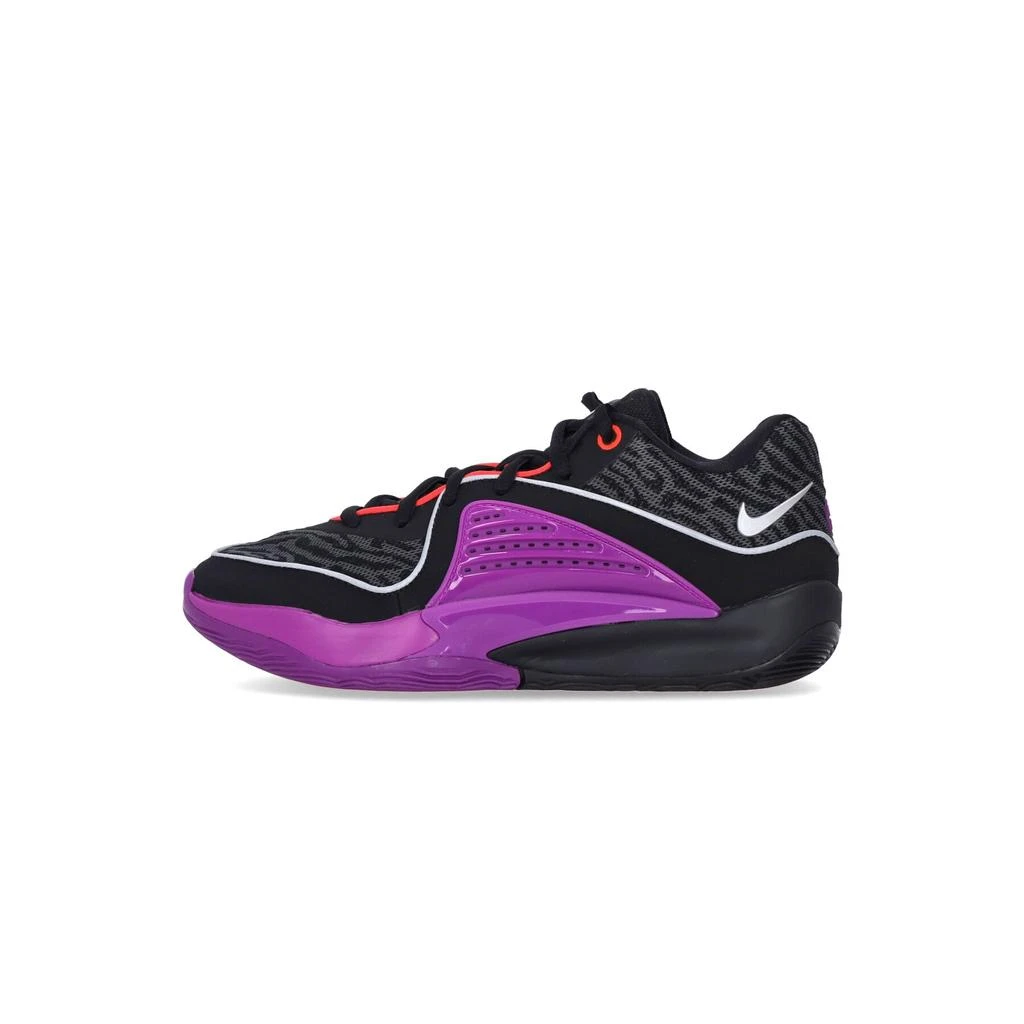 NIKE Men's Basketball Shoe Kd16 Black/metallic Silver/vivid Purple 1