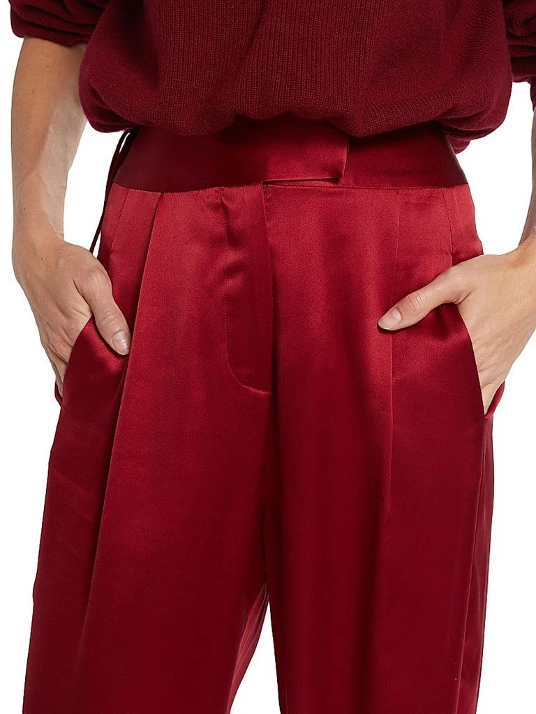 The Sei Wide-Leg Silk Trousers 6