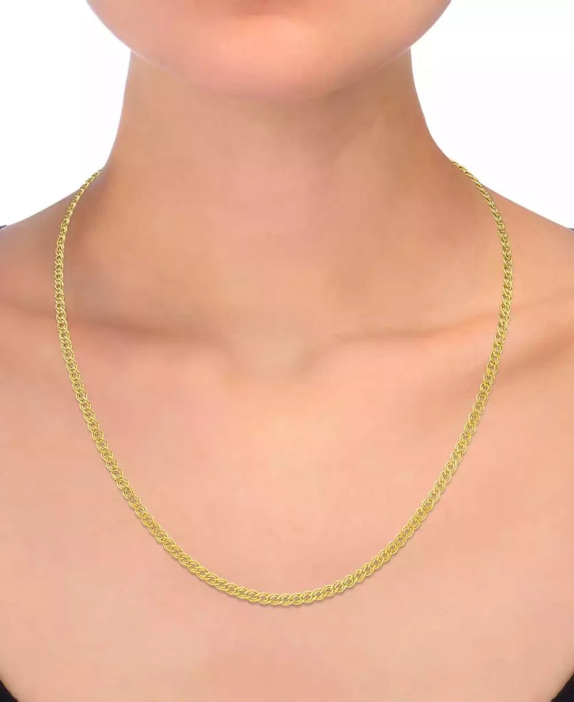 Macy
s 20" Nonna Link Chain Necklace (3-3/4mm) in 14k Gold 2