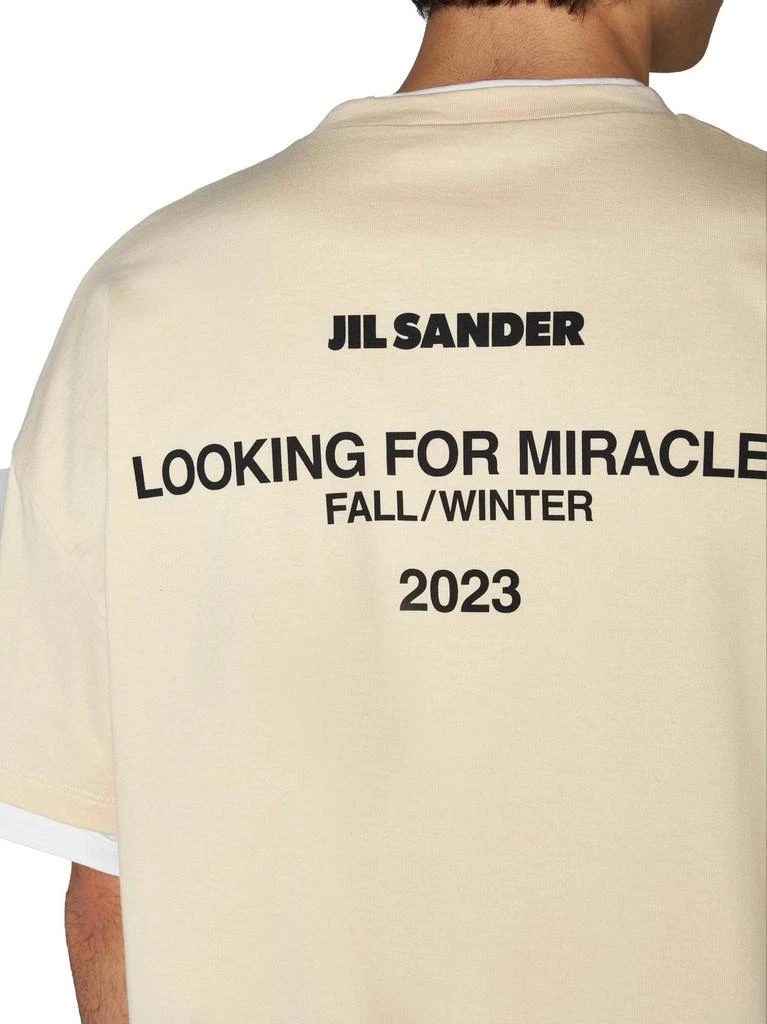 Jil Sander Jil Sander Logo Printed Crewneck T-Shirt 5