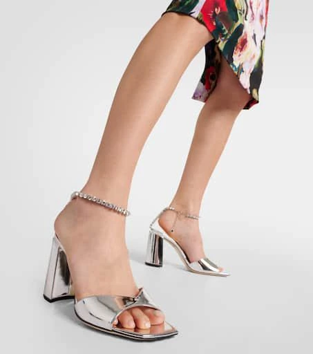 Jimmy Choo Saeda 85 embellished leather pumps 7