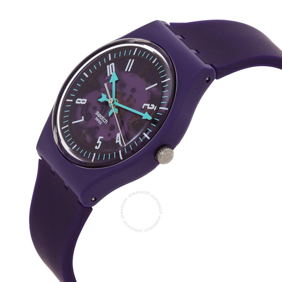 Swatch The September Collection Quartz Purple Dial Unisex Watch SO28V102