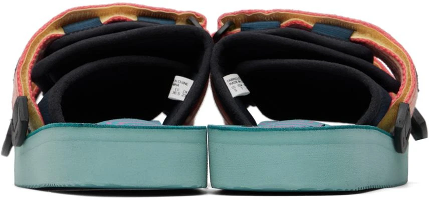 Suicoke Yellow & Pink MOTO-JC01 Sandals 2