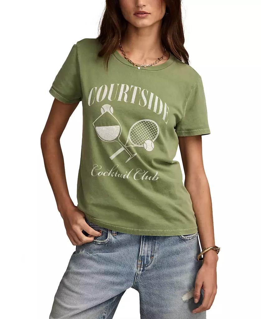 Lucky Brand Women's Courtside Cocktail Club T-Shirt