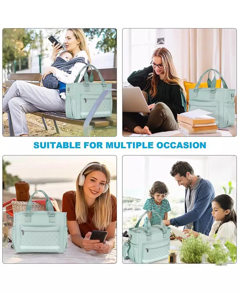 BATFOX 16L Large Capacity Portable Insulated Lunch Bag For Camping, Climbing, Hiking, Sports 6