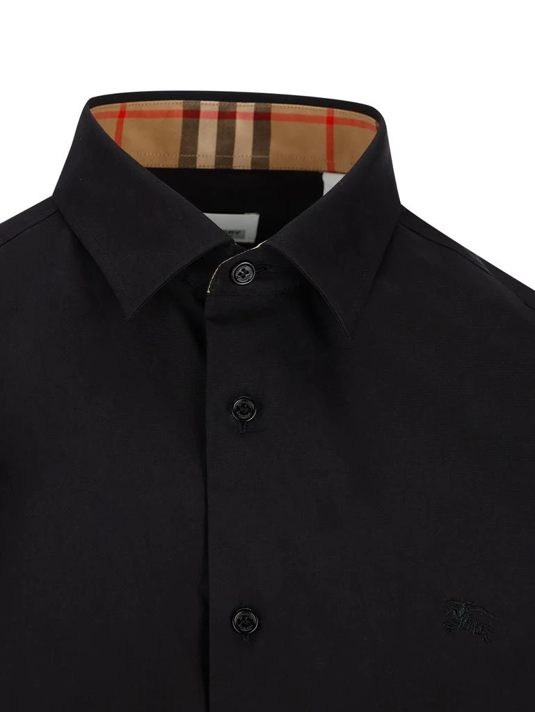 Burberry Burberry Logo Embroidered Buttoned Shirt 3