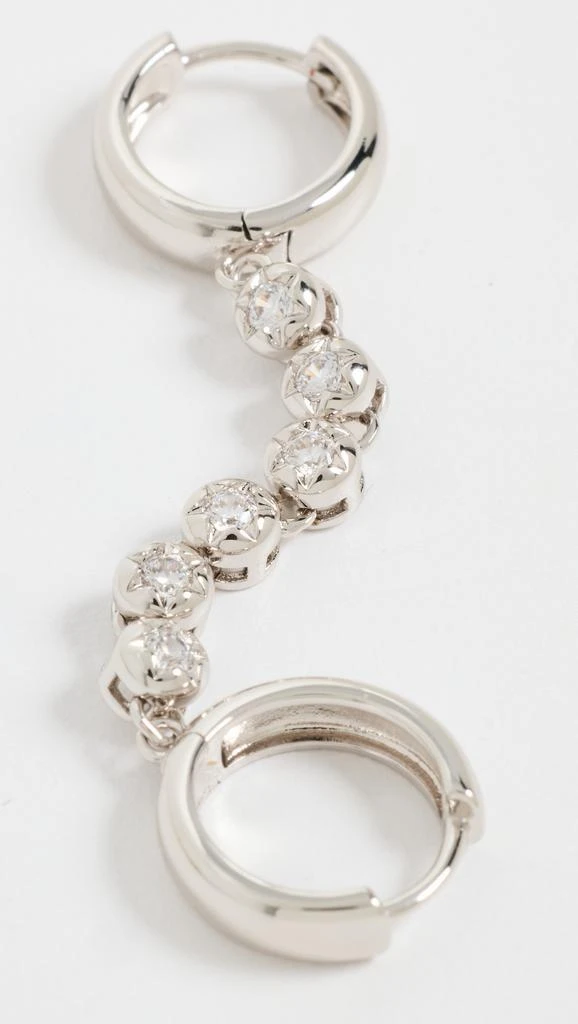 Luv AJ The Rose Bud Double Hoops 3