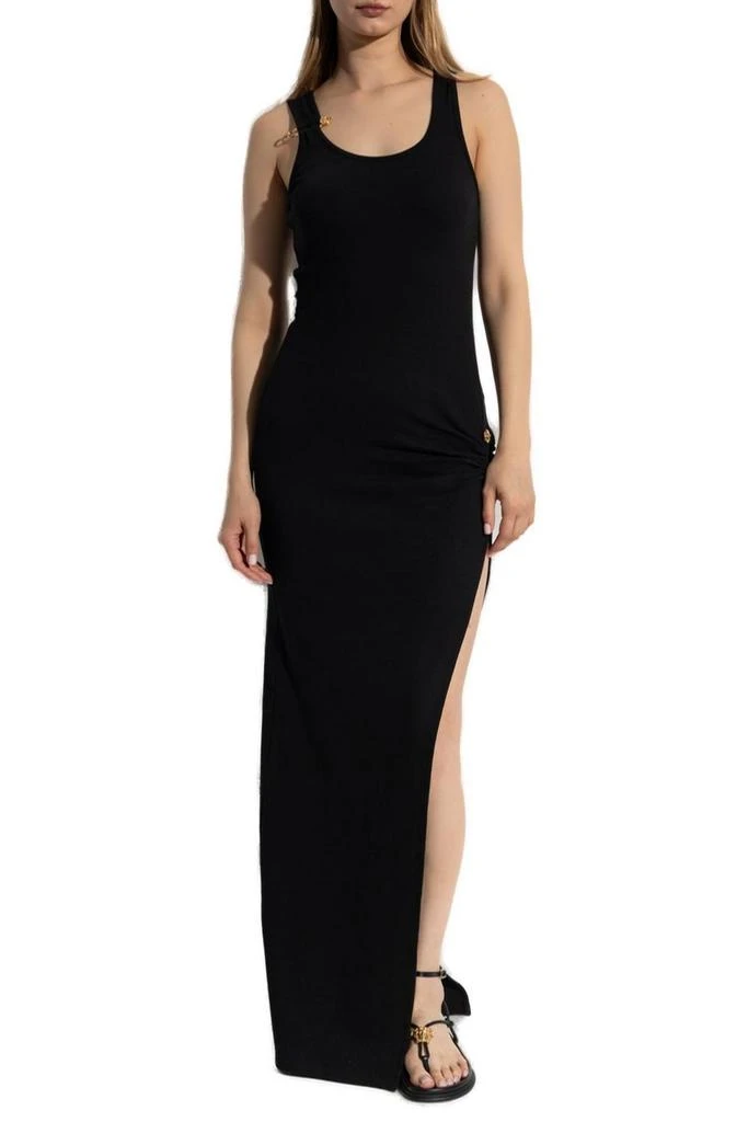 Versace Versace Front-Slit Ribbed Dress 2