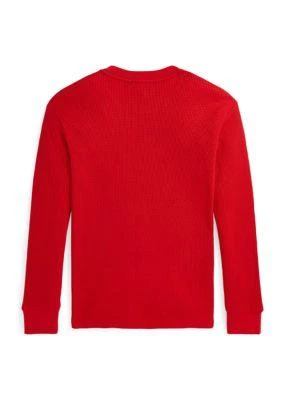 Ralph Lauren Childrenswear Lauren Childrenswear Boys 8 10 Waffle Knit Cotton Long Sleeve T Shirt 2