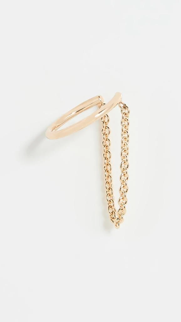 Zoe Chicco 14k Gold Draped Chain Ear Cuff 3