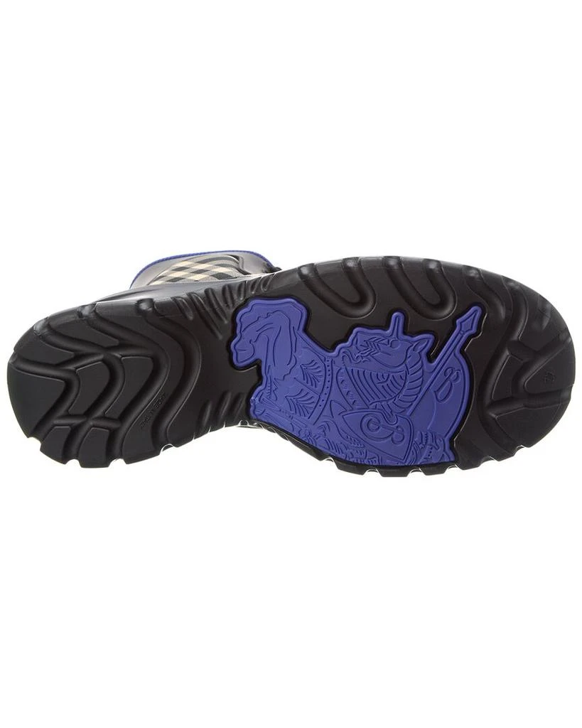 Burberry Boulder Lace-Up Rubber 
Canvas Boot 4