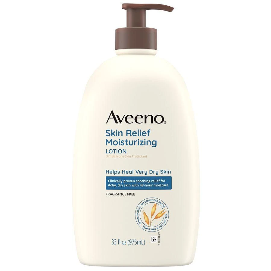 Aveeno Skin Relief Moisturizing Lotion with Soothing Triple Oat 
Shea Butter Formula Fragrance-Free