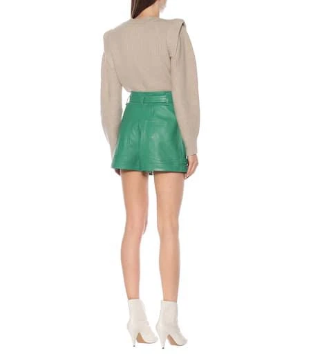 Isabel Marant Xike leather shorts 3