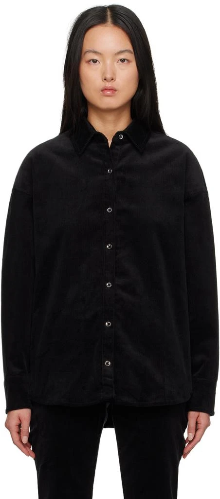 Staud Black Matthew Shirt 1