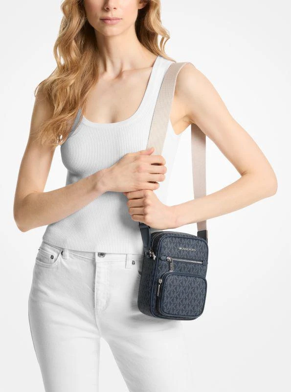 Michael Kors Jet Set Medium Signature Logo Crossbody Bag 3