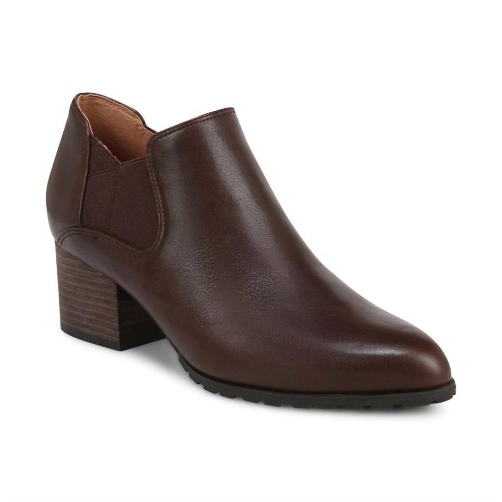 VIONIC Women's Belmont Ankle Boots In Dark Brown