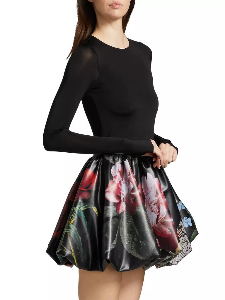 Alice + Olivia Chara Floral Bubble Minidress 4
