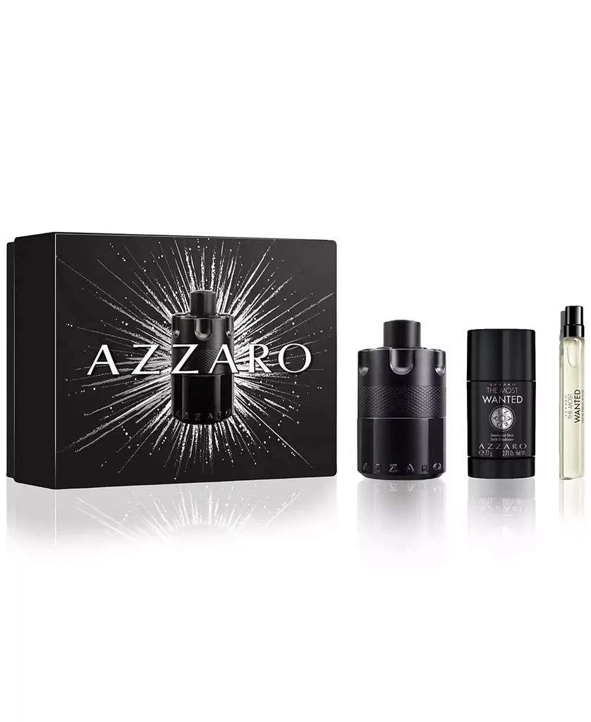 AZZARO Men's 3-Pc. The Most Wanted Eau de Parfum Intense Gift Set 1