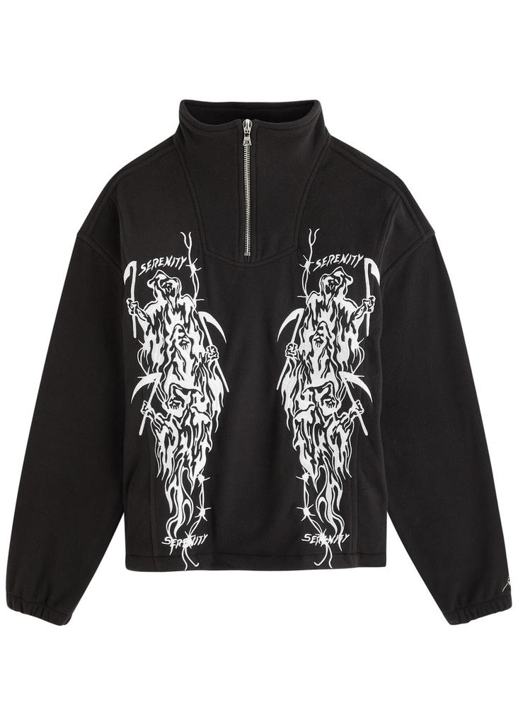 Warren Lotas Serenity Reaper embroidered fleece jacket